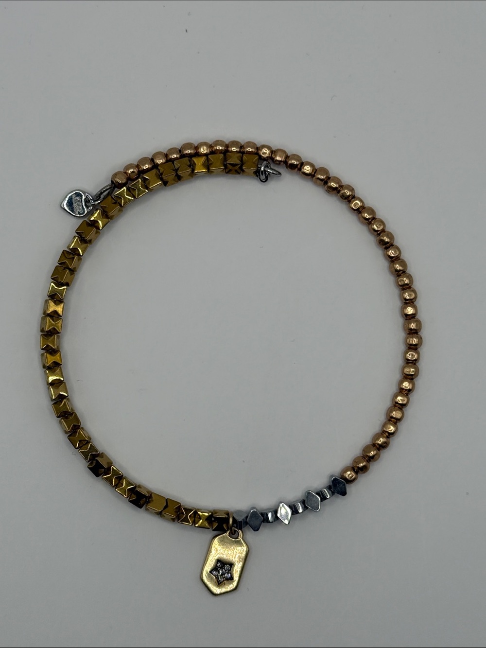 Keep Collective - Rose Gold and Silver Beaded Bracelet